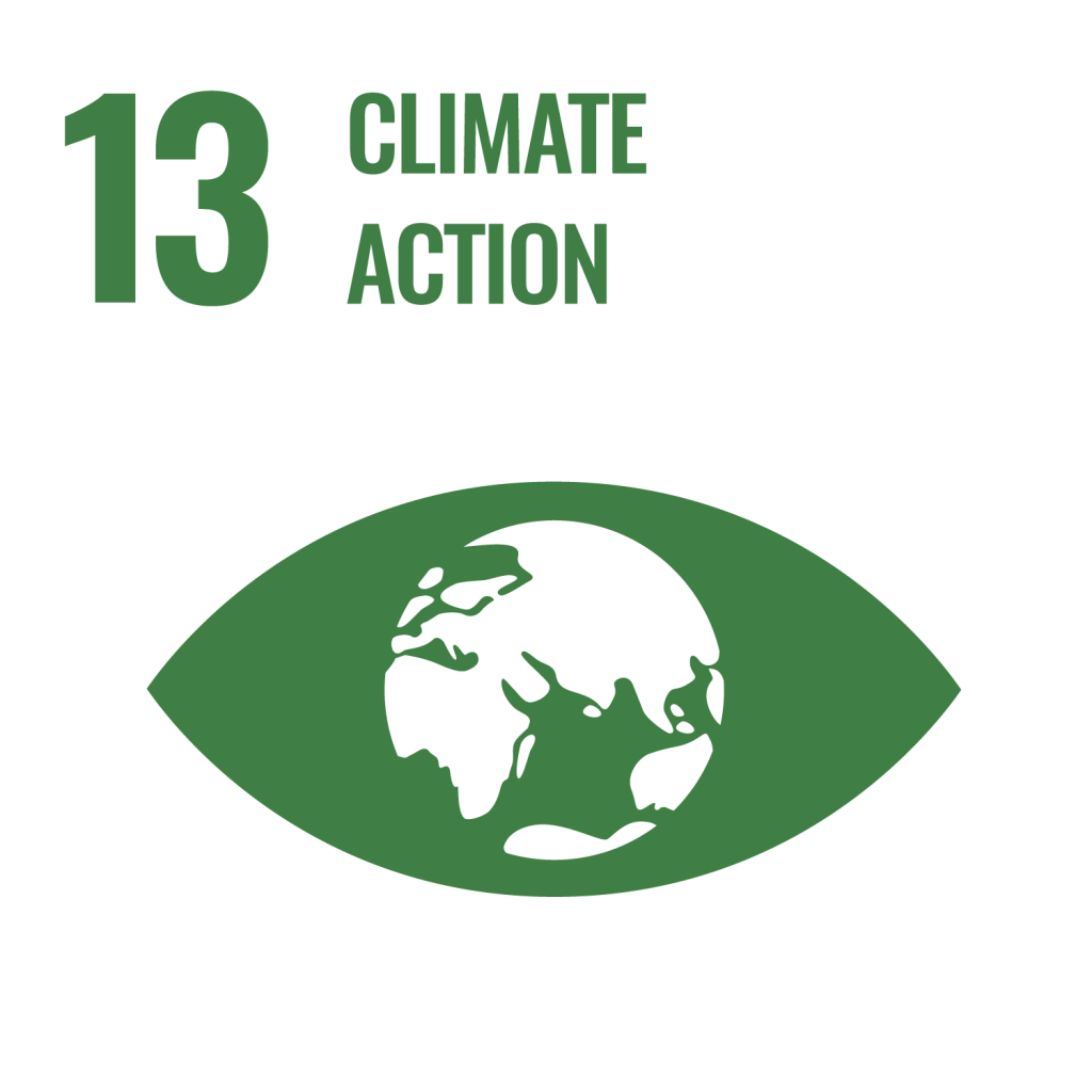 Climate action logo in green